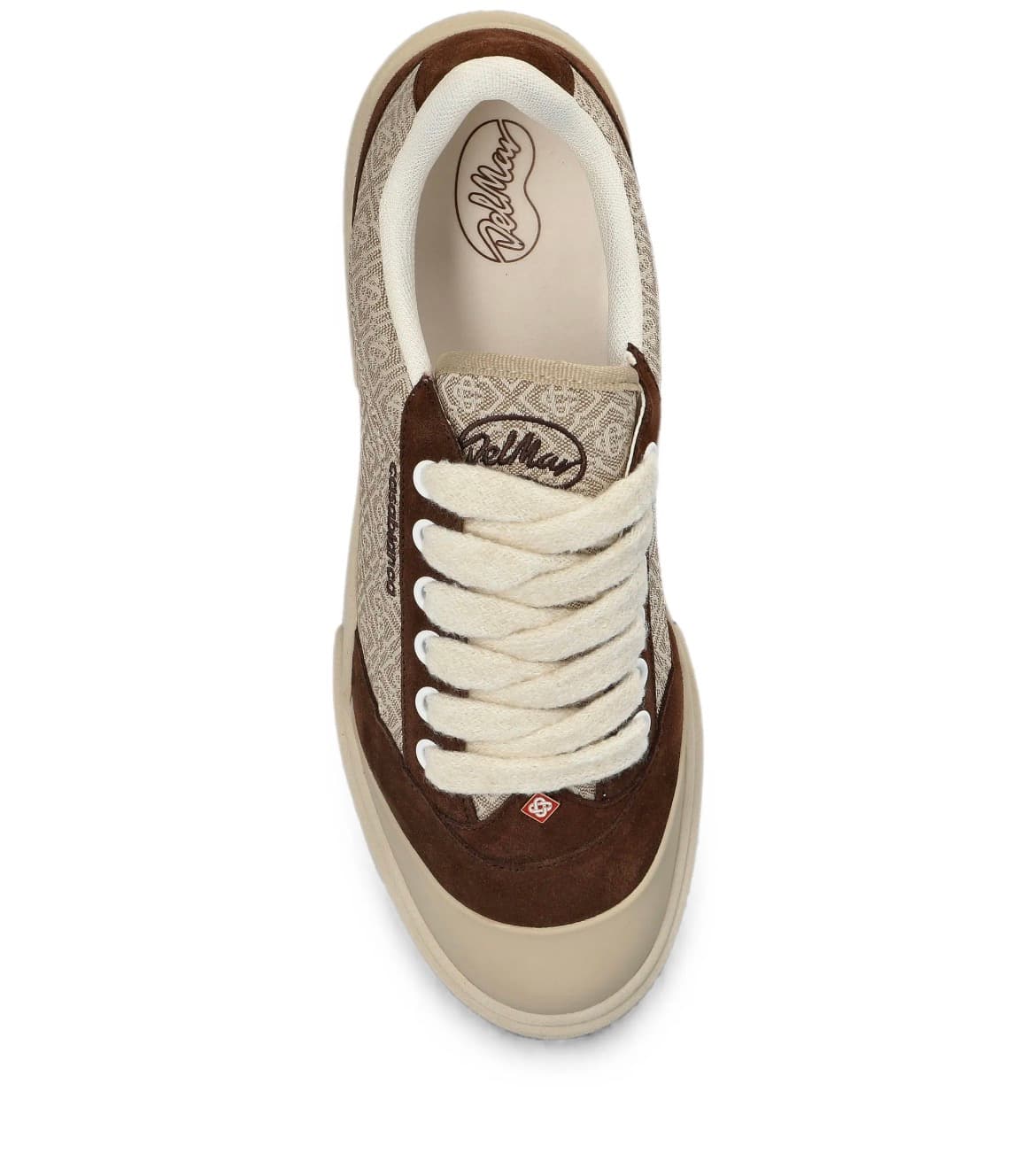 Del Mar monogram-print sneakers