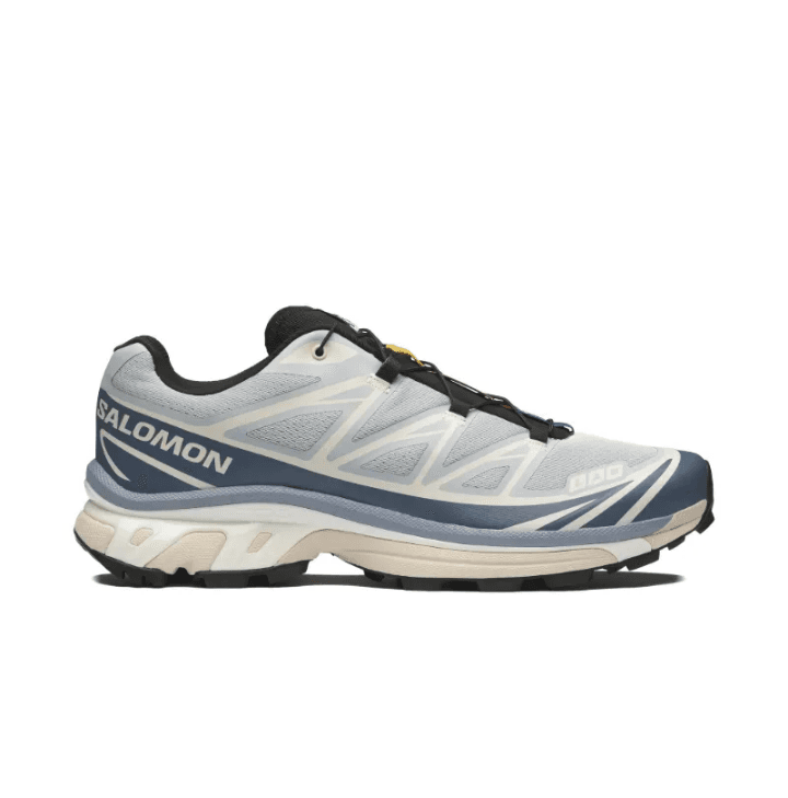 PEARL BLUE PANELLED SNEAKERS