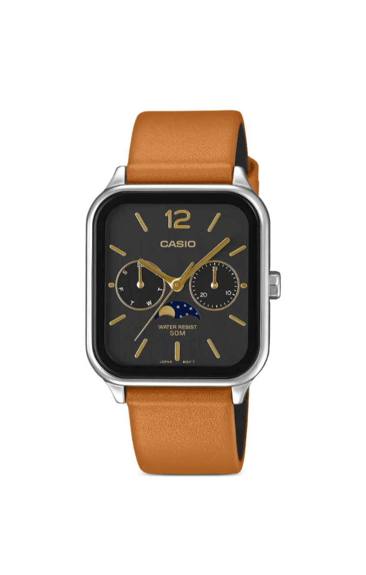 CASIO LEATHER 45MM WATCH
