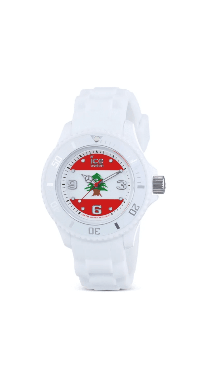 LEBANESE FLAG 40MM WATCH