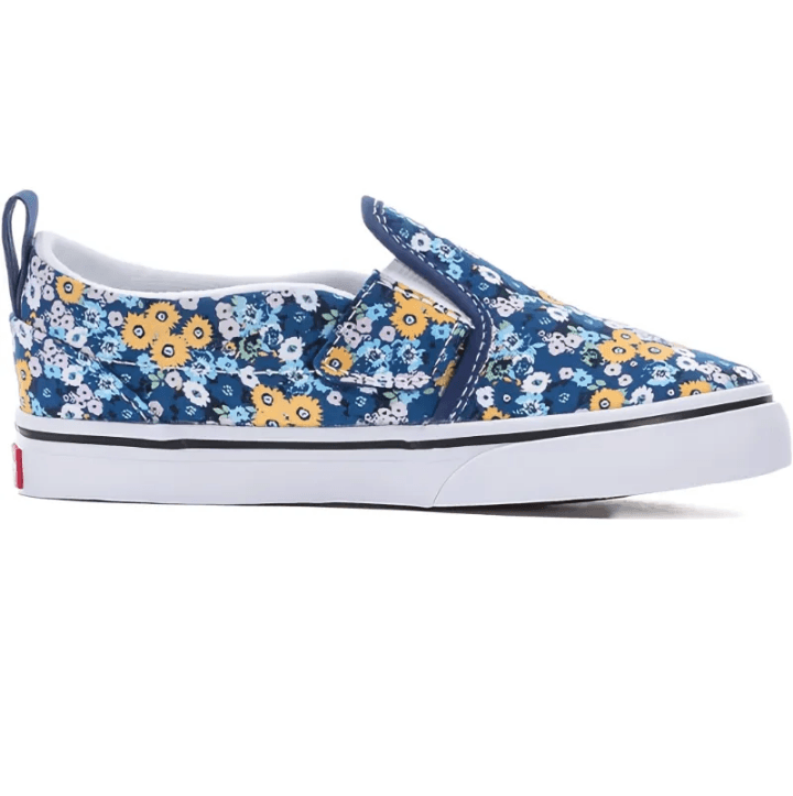 FLORAL-PRINT SLIP-ON SNEAKERS