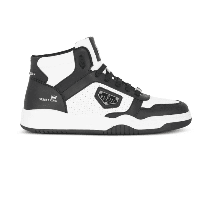 STREET KING LOGO-DETAIL SNEAKERS