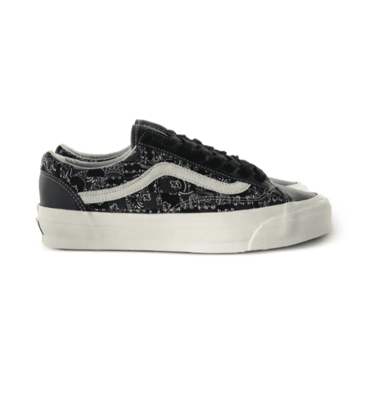 OLD SKOOL 36 PAISLEY-PRINT LEATHER SNEAKERS
