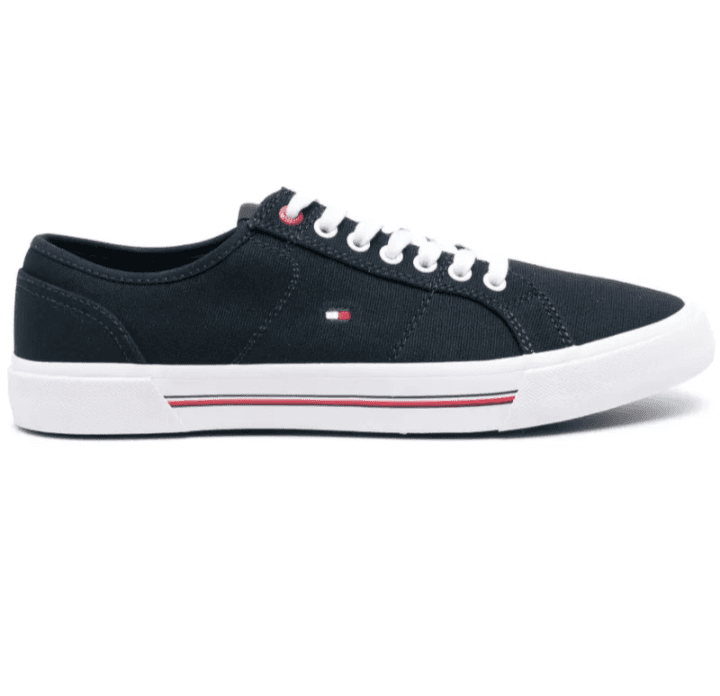 SIGNATURE-DETAIL LOW TOP SNEAKERS