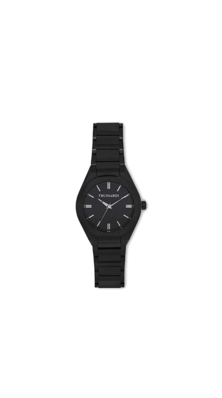 OCTAGONAL BLACK 42MM WATCH